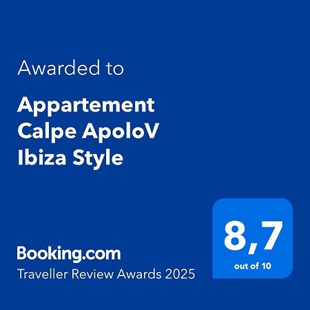 Appartement Calpe Apolov Ibiza Style Extérieur photo