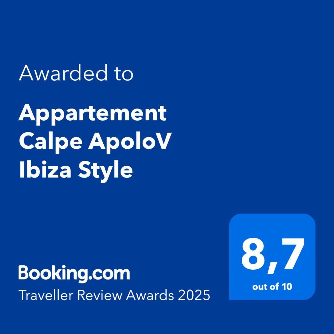 Appartement Calpe Apolov Ibiza Style Extérieur photo